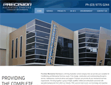 Tablet Screenshot of precisionmech.com.au